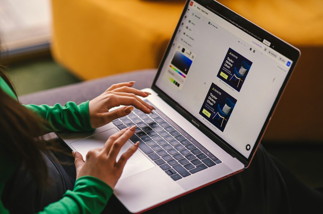 person learning to code on laptop